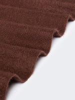 Cashmere Stole With Monogram Embroidery for Women - Rust - Max Mara KSA