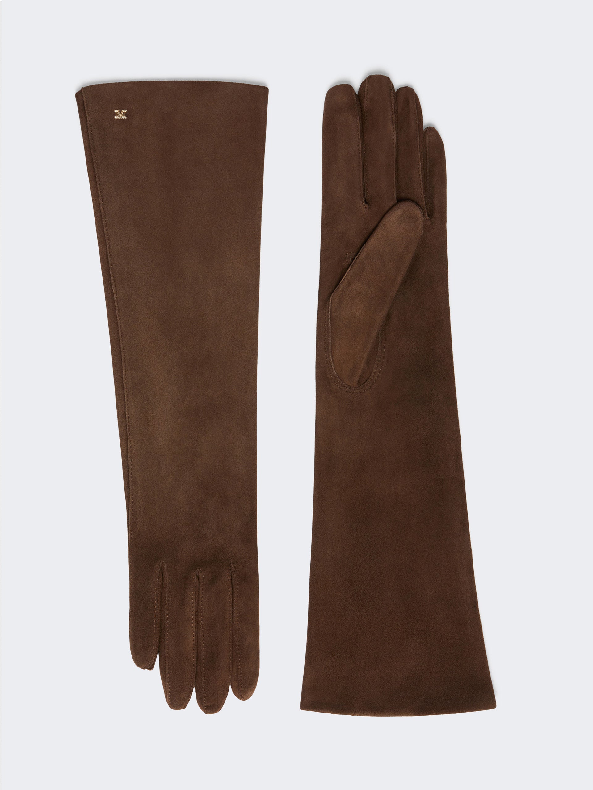 Long suede nappa gloves