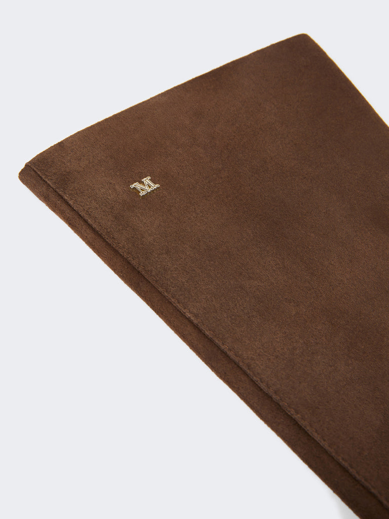 Long suede nappa gloves