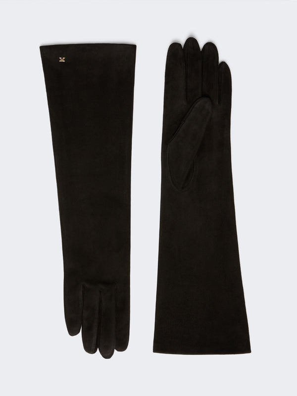 Long suede nappa gloves
