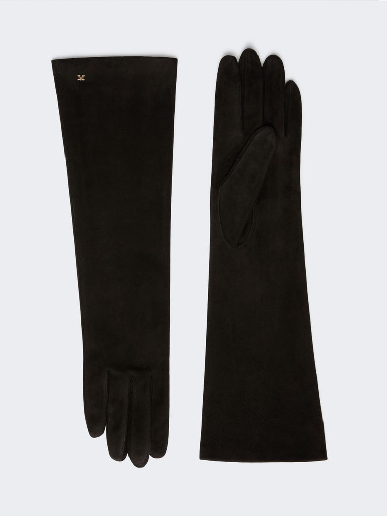 Long suede nappa gloves