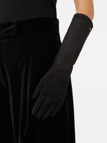 Long suede nappa gloves
