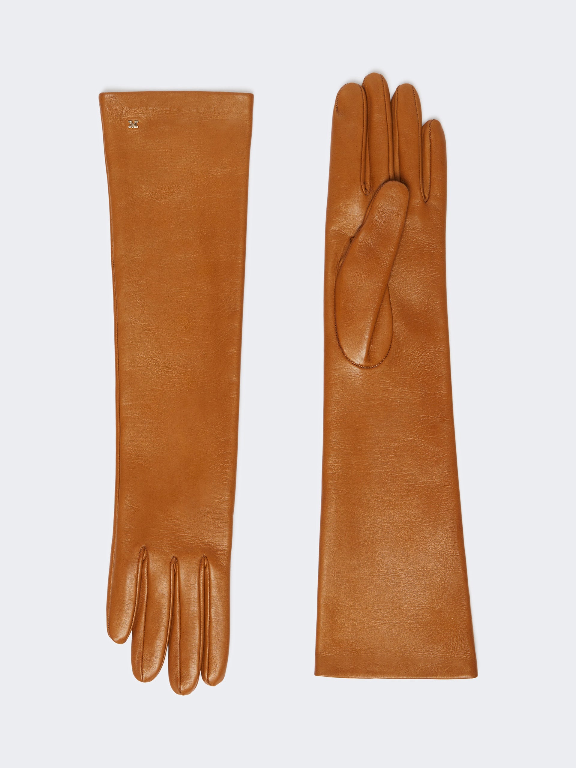 Long Nappa leather gloves