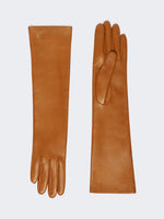 Long Nappa leather gloves
