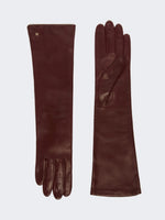 Max Mara Long nappa-leather gloves for Women