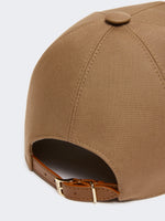 Gabardine water-repellent baseball cap