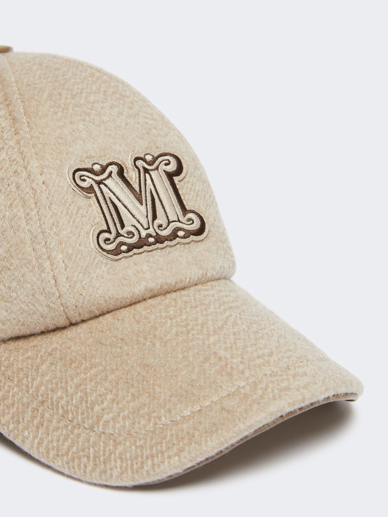 Cashmere baseball cap