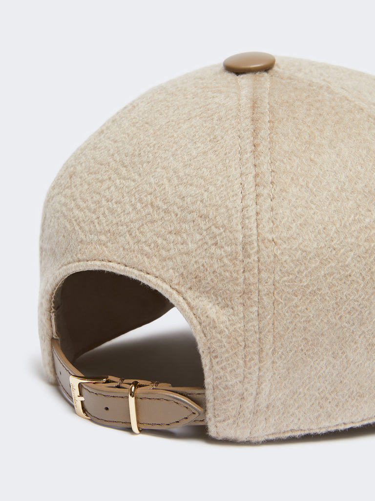 Cashmere baseball cap