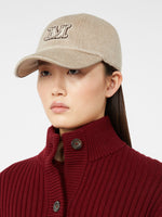 Cashmere baseball cap