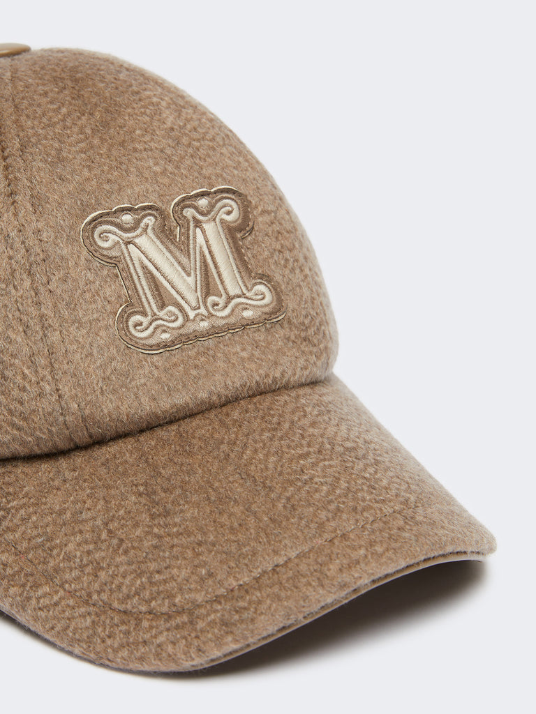 Cashmere baseball cap
