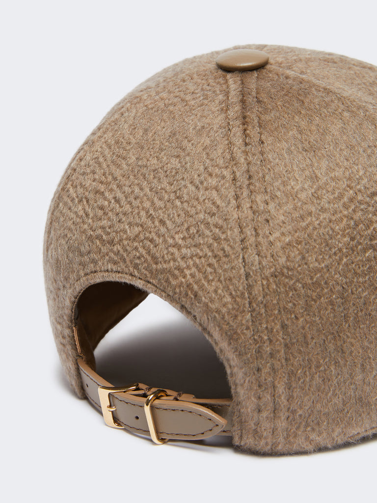 Cashmere baseball cap