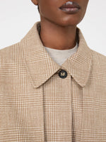 max mara glen plaid cotton cloak for women