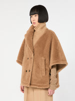Max Mara Camel and Teddy reversible cape for Women