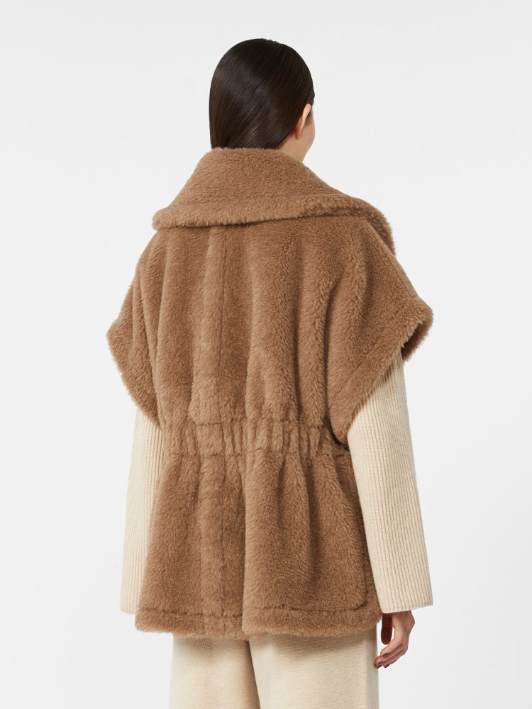 Alpaca and cashmere Teddy cape