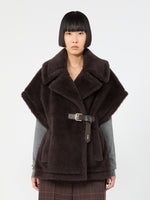 Max Mara Alpaca and wool Teddy cape for Women