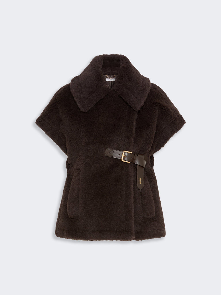 max mara alpaca and wool teddy cape