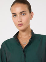 Necklace with M pendant