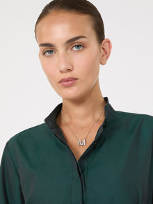 Necklace with M pendant