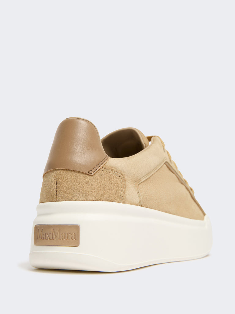 Suede sneakers