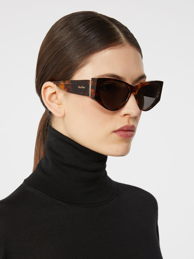 Soft cat-eye sunglasses