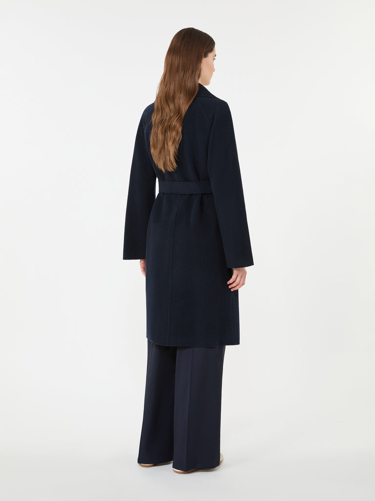 max mara double-faced wool-blend robe coat