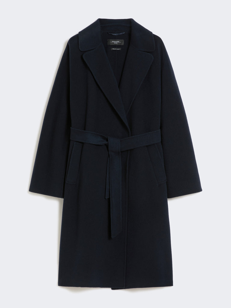 max mara double-faced wool-blend robe coat