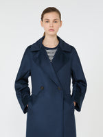 Double-Breasted Wool Coat for Women - Ultramarine - Max Mara KSA