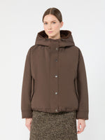 Water-Repellent Canvas Jacket for Women - Brown - Max Mara KSA