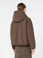 Water-Repellent Canvas Jacket for Women - Brown - Max Mara KSA