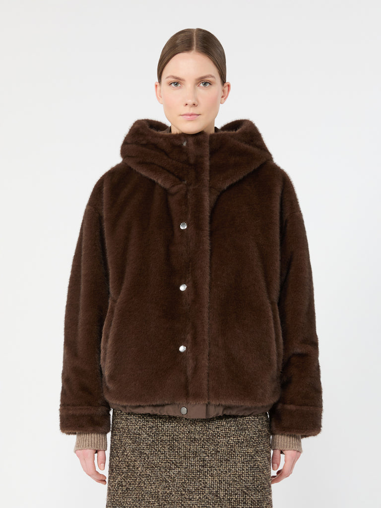max mara جاكيت من الكانفاس الطارد للماء