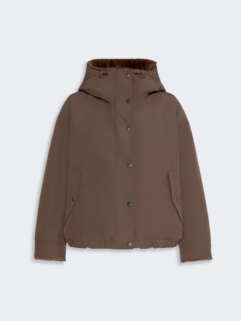 max mara جاكيت من الكانفاس الطارد للماء
