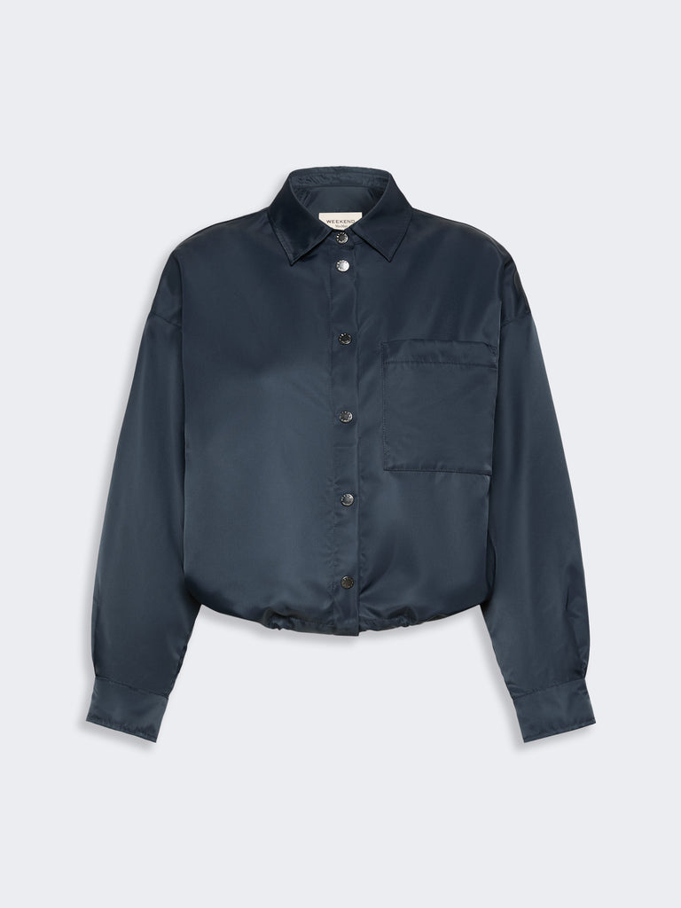 max mara water-repellent twill jacket