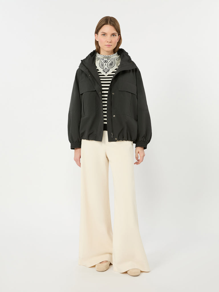 max mara washed water-repellent canvas jacket