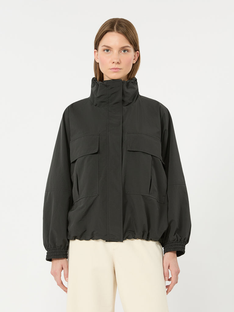 max mara washed water-repellent canvas jacket