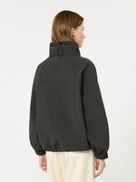 Washed Water-Repellent Canvas Jacket for Women - Black - Max Mara KSA