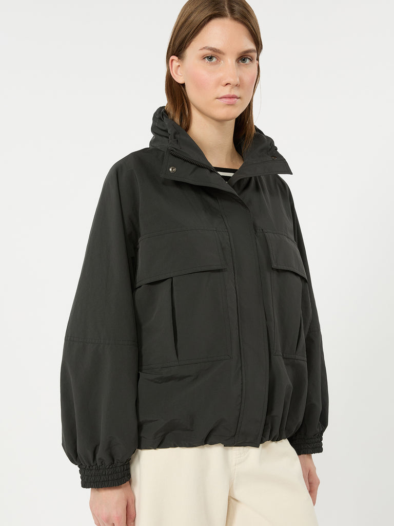 max mara washed water-repellent canvas jacket