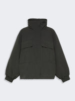 Washed Water-Repellent Canvas Jacket for Women - Black - Max Mara KSA