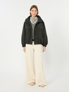 Washed Water-Repellent Canvas Jacket for Women - Black - Max Mara KSA