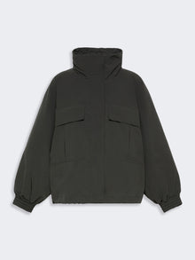 Washed Water-Repellent Canvas Jacket for Women - Black - Max Mara KSA