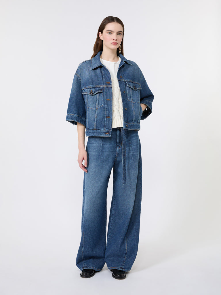 max mara cotton denim jacket