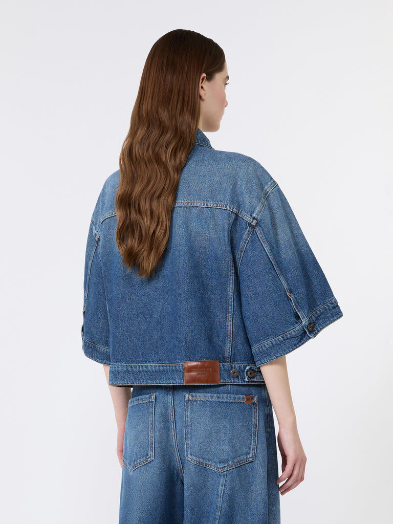 max mara cotton denim jacket