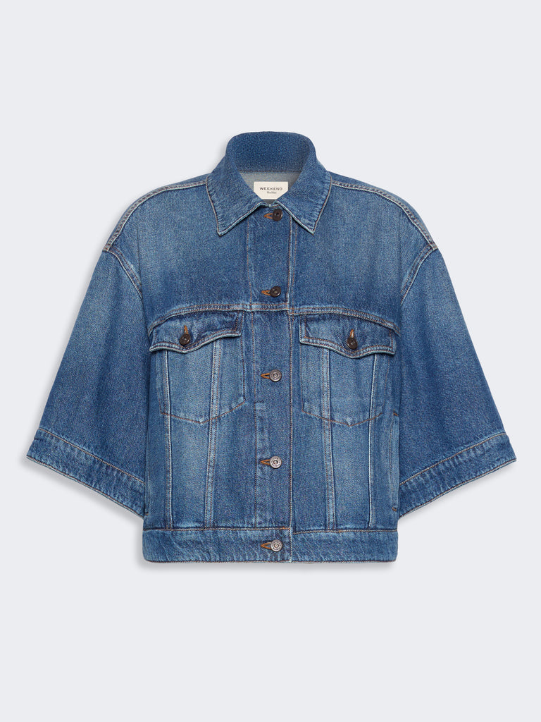 max mara cotton denim jacket