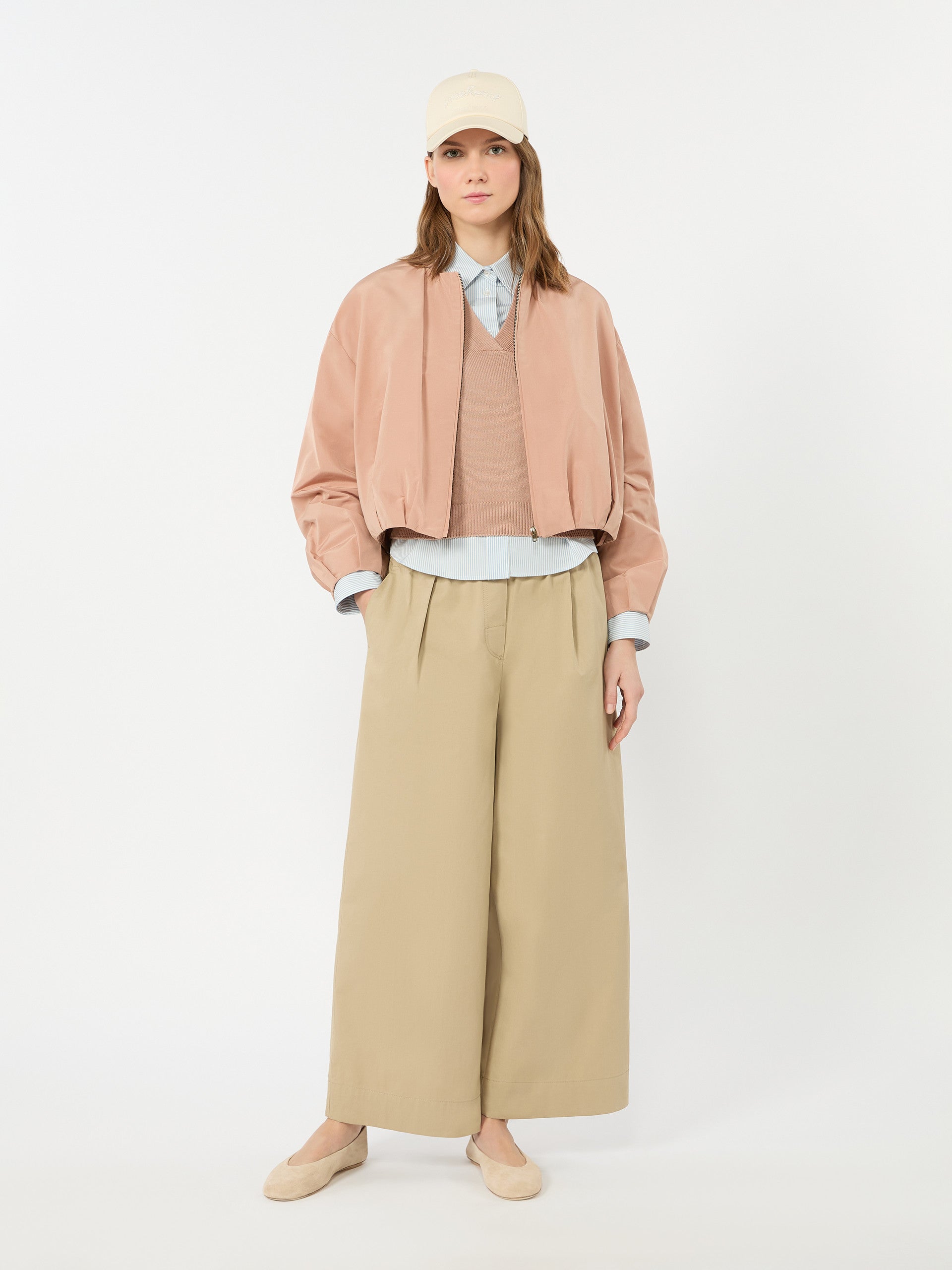 Short Taffeta Jacket for Women - Pink - Max Mara KSA