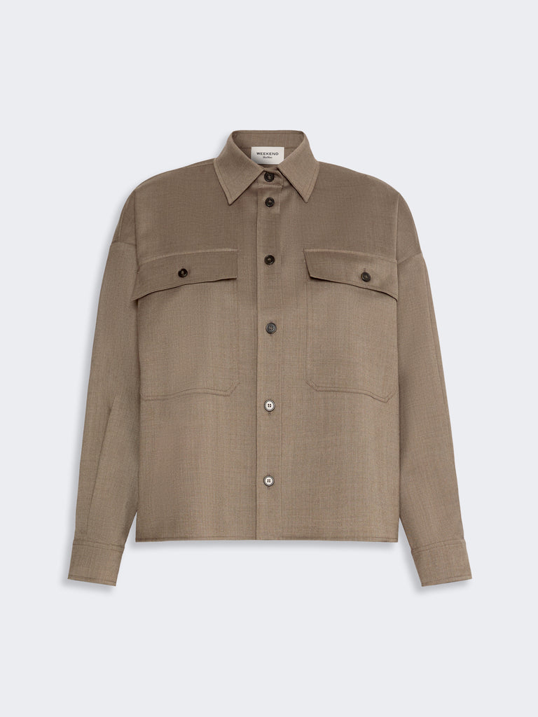 max mara stretch wool twill jacket