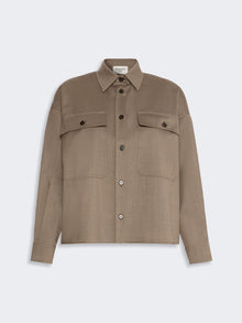 Stretch Wool Twill Jacket for Women - Marron Glace' - Max Mara KSA