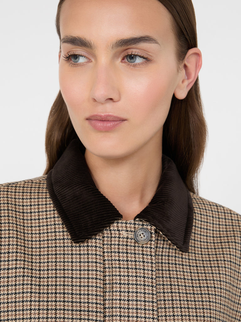 max mara houndstooth wool bomber jacket
