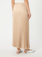 Pleated Satin Skirt for Women - Antique Rose - Max Mara KSA