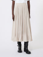 Plissé-Pleated Skirt for Women - Ivory - Max Mara KSA