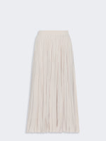 Plissé-Pleated Skirt for Women - Ivory - Max Mara KSA