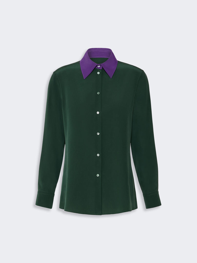 max mara silk crepe de chine shirt
